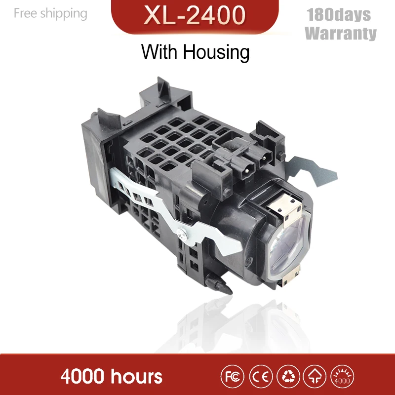 ТВ XL2400 XL 2400 для SONY KDF 46E2000 50E2000 50E2010 55E2000 E42A10 проектор лампа с корпусом|Лампы