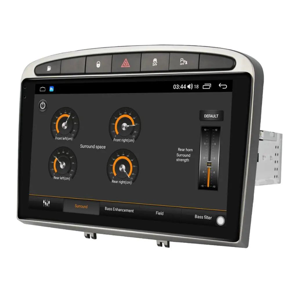 저렴한 안드로이드 10 자동차 라디오 스테레오 자동 1Din 멀티미디어 헤드 유닛 무선 카플레이 푸조 308 2007 2013 용 푸조 408 2010 2013