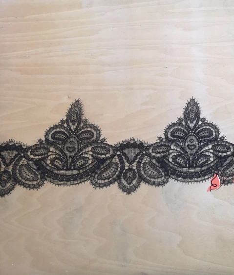Fish Silk Lace Wedding Dress Children's Clothing Underwear Fashion Decoration Palace Eyelash Accessories | Дом и сад