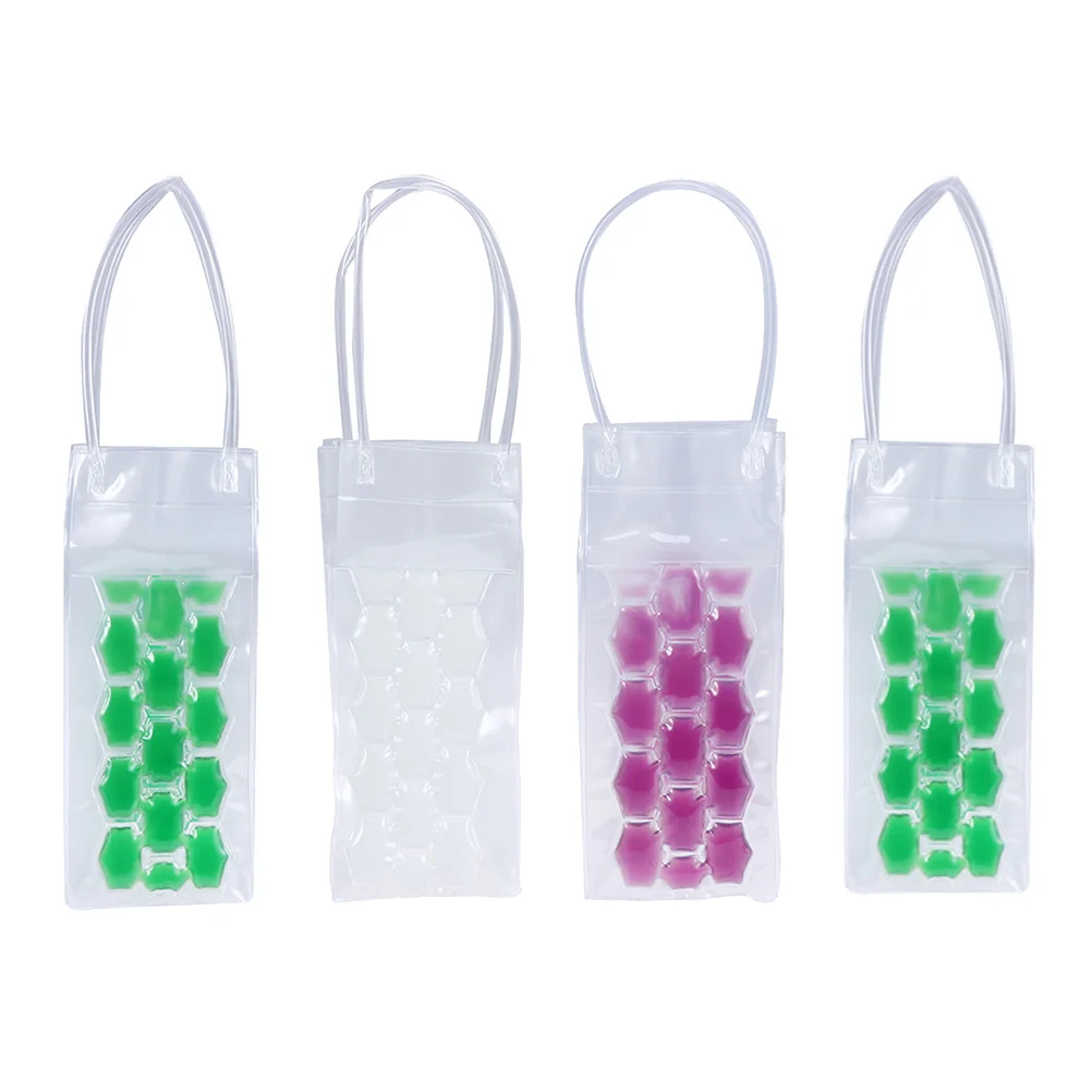 4 шт. охлаждающий мешок для вина бутылок охлаждение бутылка Емкость заморозки