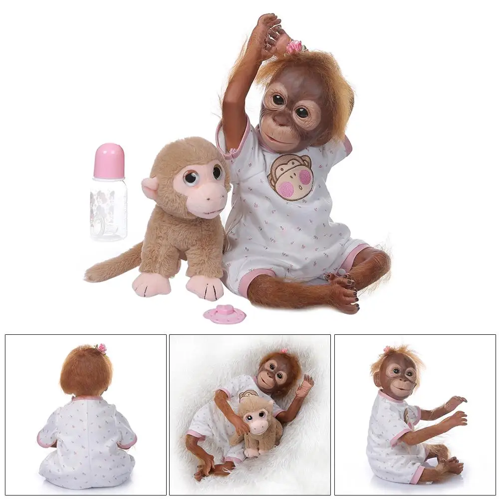 Реалистичная кукла 20 дюймов мягкая силиконовая виниловая игрушка для