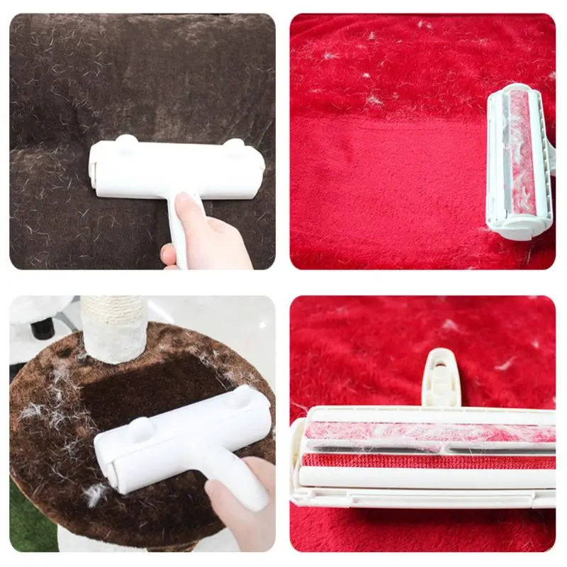 

Dog Cat Two-way Hair Removal Brush Absorbing Sofa Carpet Sticky Hair Device Pet Supplies