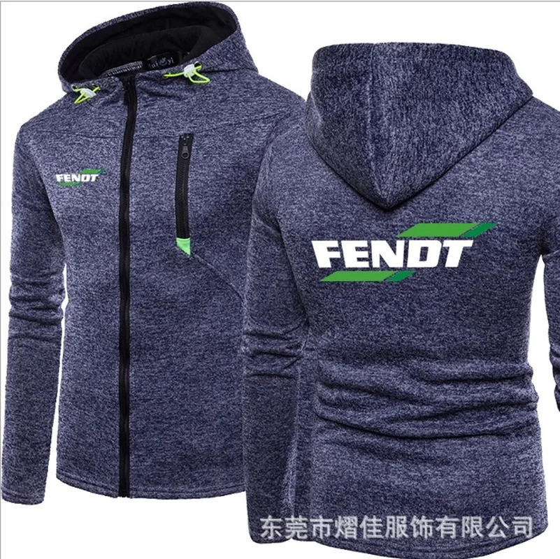 

2021 Fashion Men Winter Autumn Mens Motorcycle FENDT Hoodies Cotton Casual Zip Male Hooded Coats