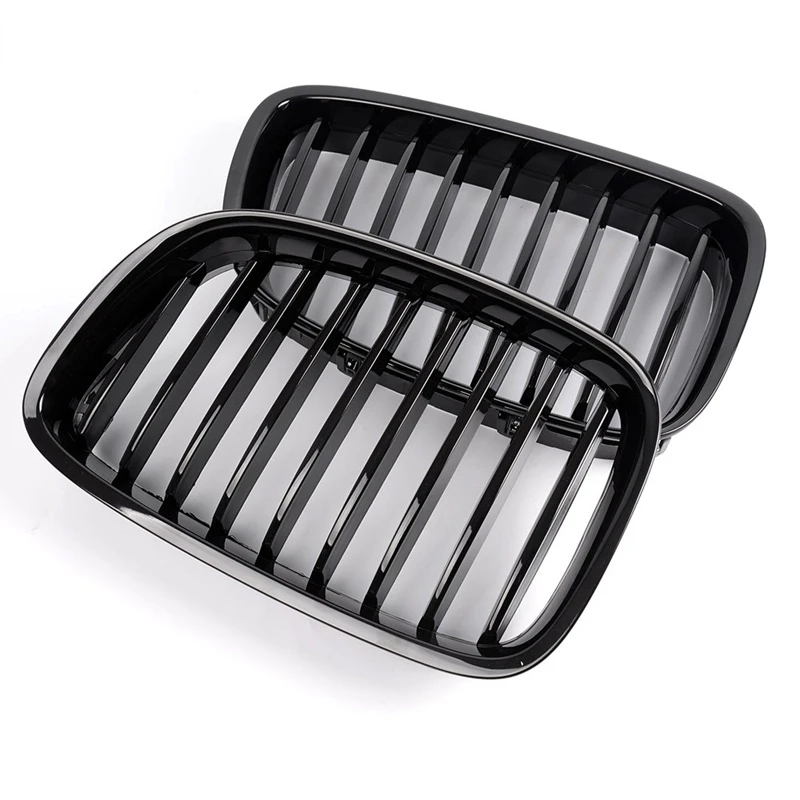 Глянцевый черный передний капот решетка для почек гриль BMW 5 серии GT F07 4 Двери