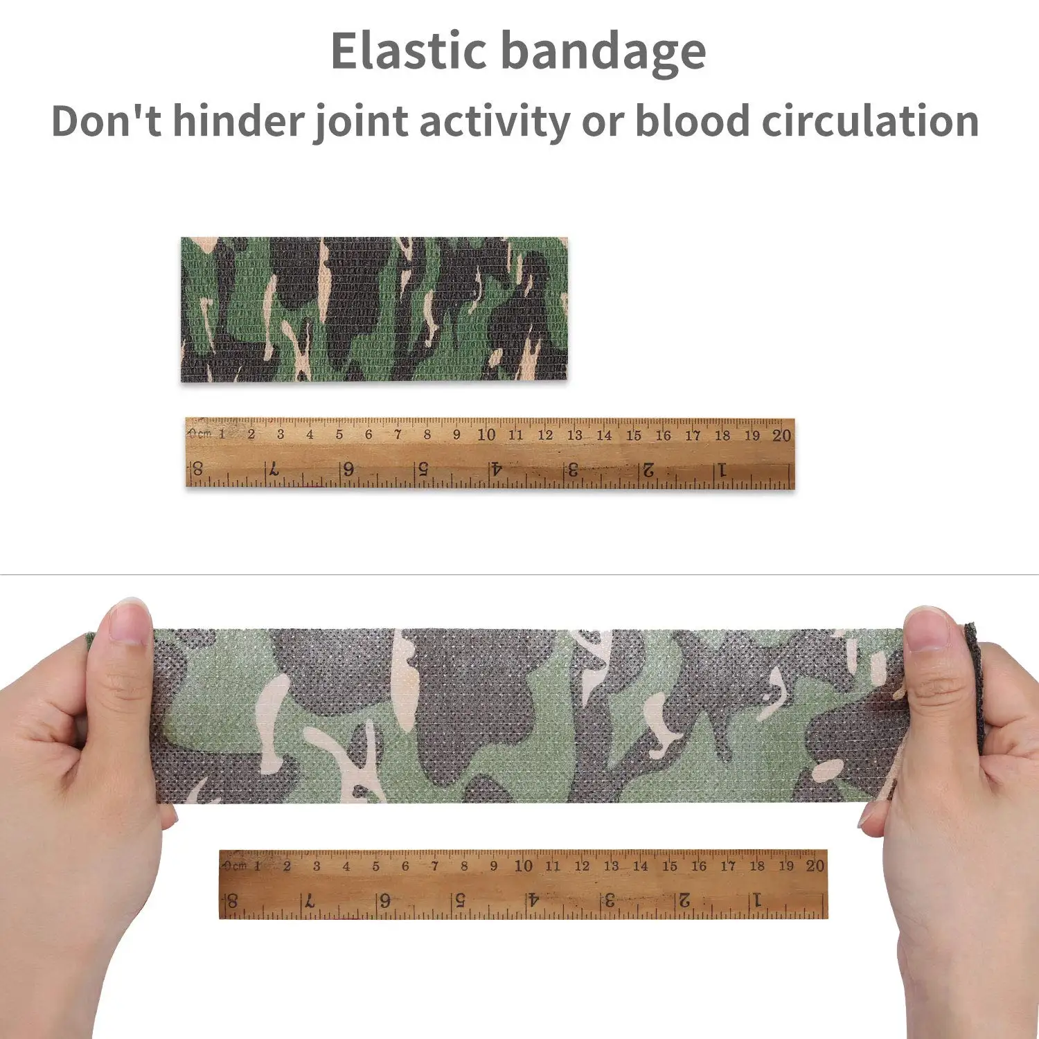 12 Rolls Self-Adherent Wrap Sports Elastoplast Tapes Self-Adhesive Strong Elastic Medical Tape Breathable Athletic Bandage