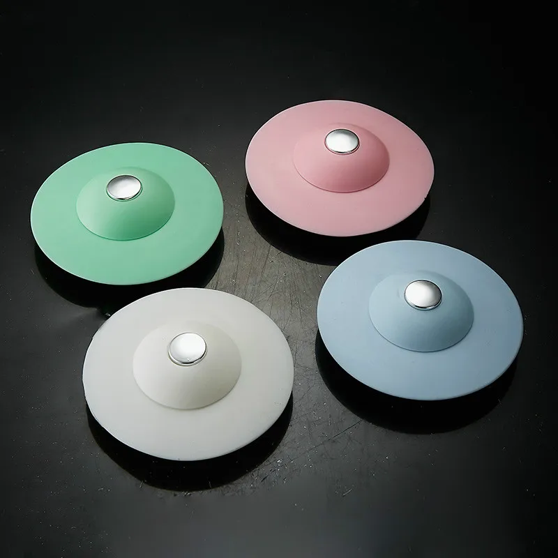 

Silicone Floor Drain Stopper Mini Deodorant Plug Strainer Shower Bathtub Floor Bathroom Water Stopper Kitchen Sink Strainer New
