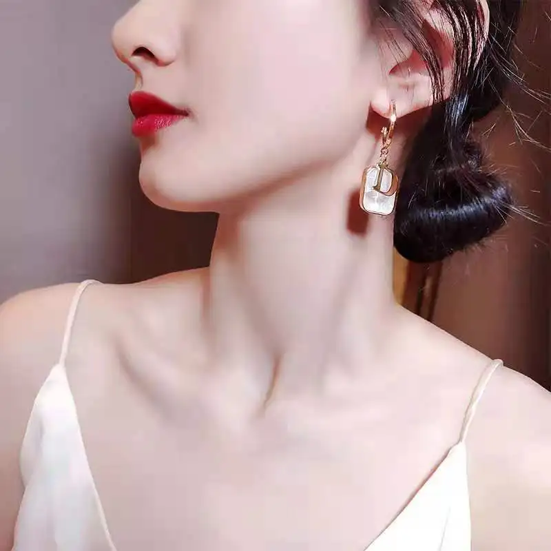 

Gift female Women's earrings hoop earrings Vintage jewelry retro Women's stainless steel jewelry earrings 2021 Earring