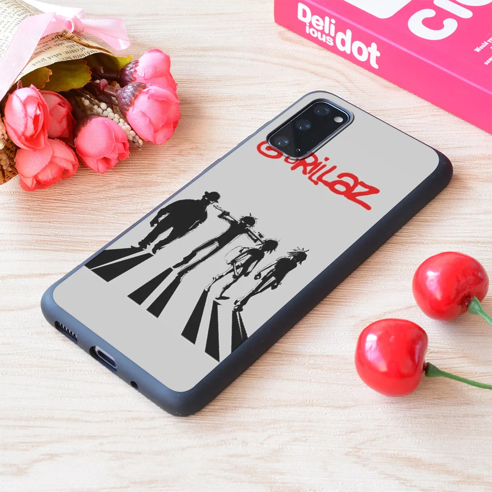 

For Samsung Galaxy Casual Gorillaz Potrait Print Soft Matt Phone Case