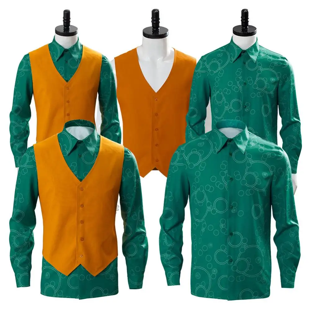 Костюм для косплея из фильма Джокер Артура флок карнавал Хэллоуин костюм Джокера