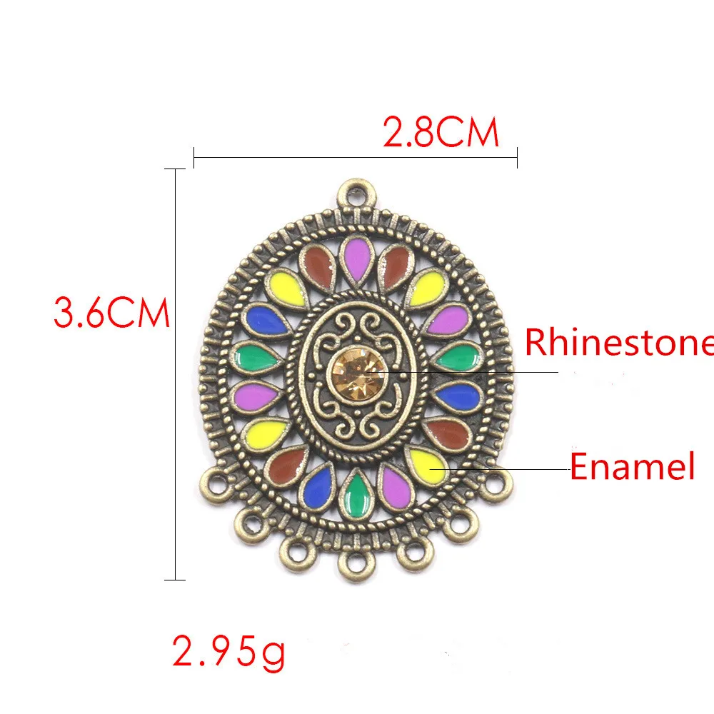 12 шт. соединители для сережек с эмалью | Украшения и аксессуары