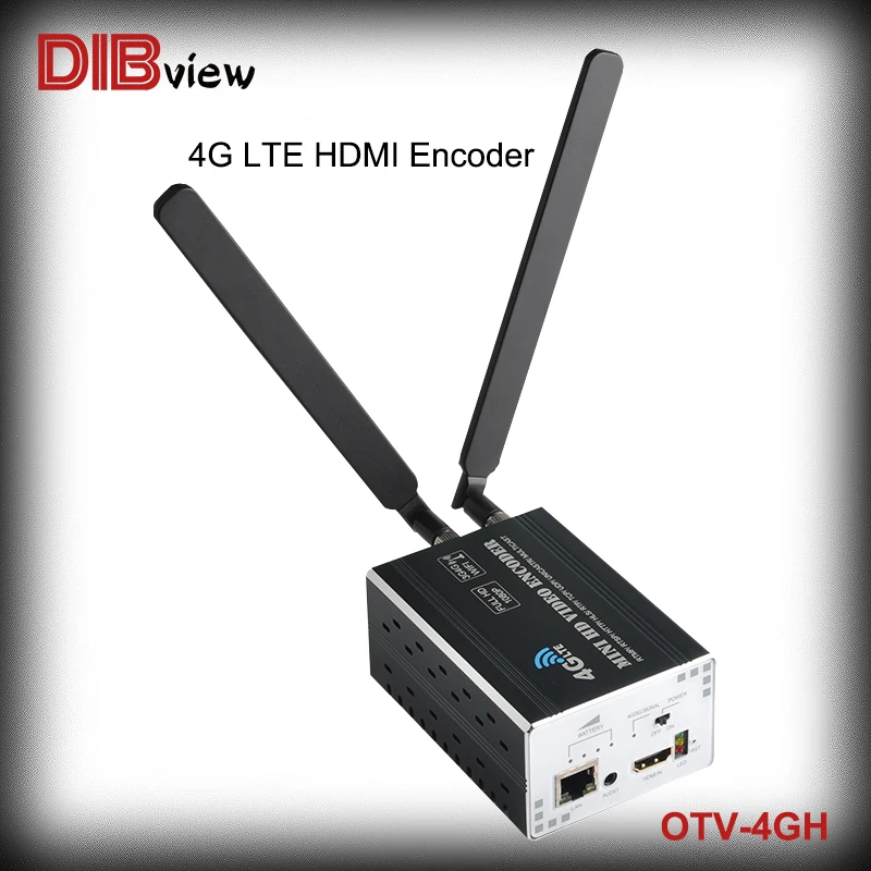 OTV-4GH 4G LTE HD HDMI видео Wi-Fi H265 Hevc литиевый аккумулятор SRT кодировщик/HLS/RTMP/RTSP / HTTP UDP