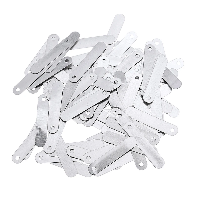 100PCS проводящий ушко под пайку 2.5X0.5cm DIY Никель покрытый припой вам на почту после