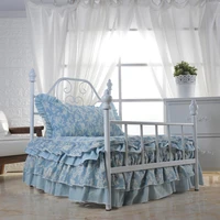 Luxury iron pet bed art dog bed cute cat bed