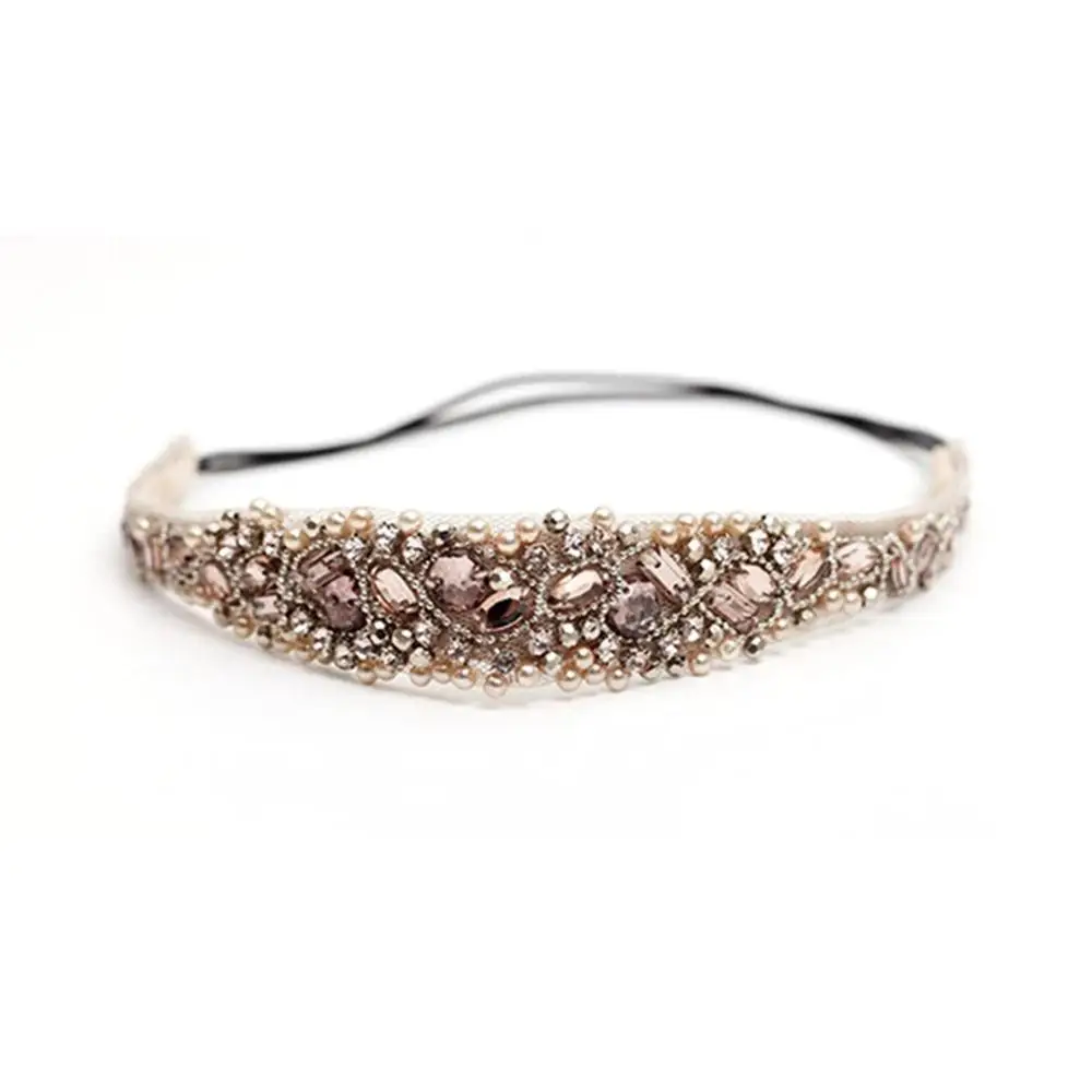 

1Pcs Sweet Women Girls Lace Hairband Rhinestone Crystal Headband K8Y7