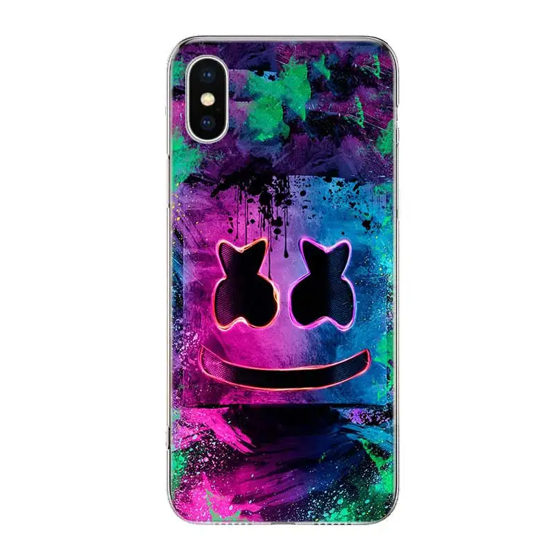 DJ Marshmello Fundas силиконовый чехол для телефона Apple iPhone 11 Pro 6 6S 7 8 Plus + X 10 Ten XS MAX XR 5 5S SE Heart