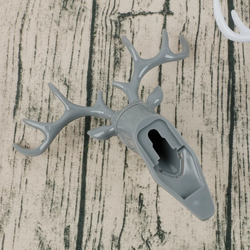 Самоклеющиеся настенные вешалки с мультипликационным животным крючком для