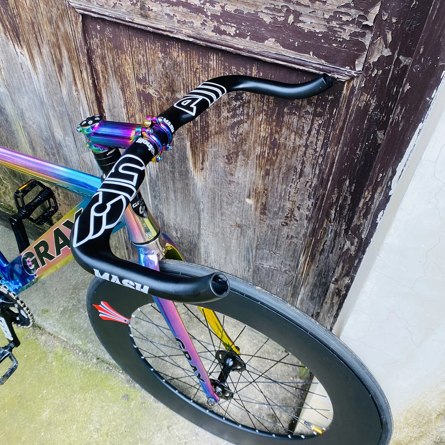 Дорожный велосипед серый фиксированный 52 см рама из алюминиевого сплава колесо