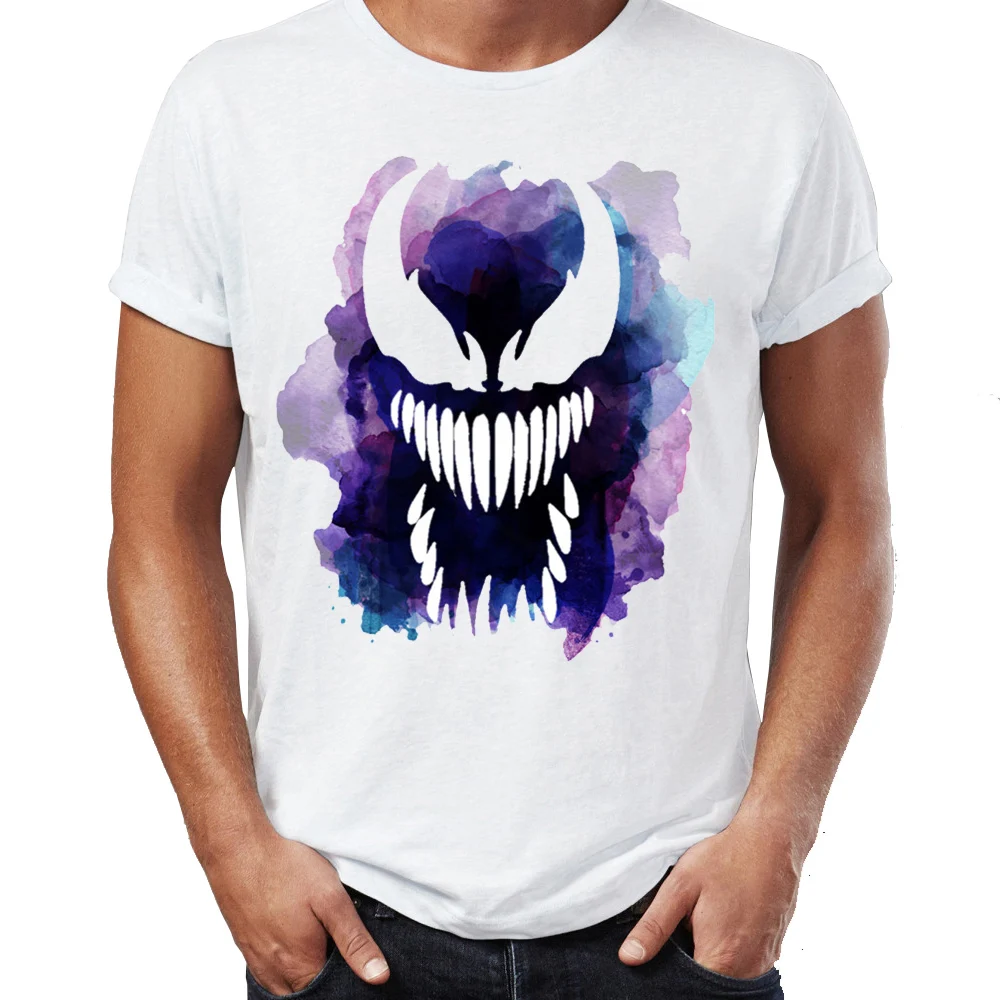 Мужская Футболка Venom Park Carnage Symbiote Badass Villain Anti hero Artsy Awesome художественная футболка