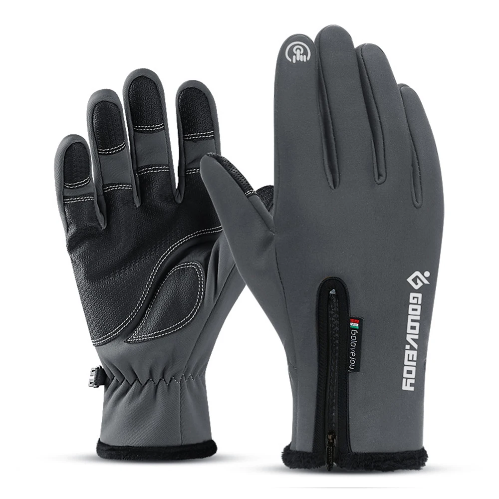 

Motorcycle Gloves Moto Gloves Winter Thermal Fleece Lined Winter Water Resistant Touch Screen Non-slip Motorbike Riding Gloves