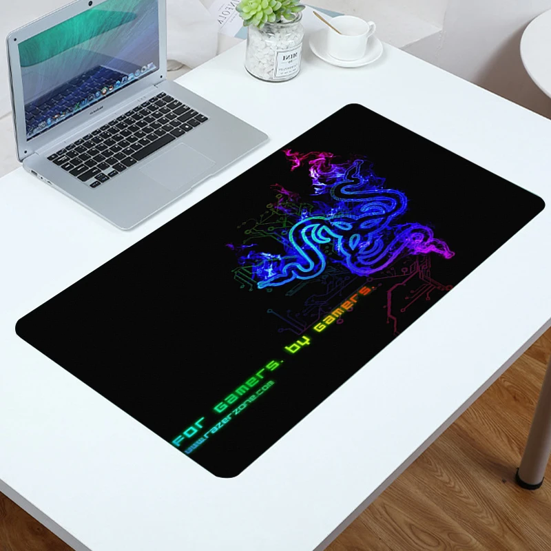 

Razer. Mouse Pad Gaming Mousepad Mat Gamer Mouse Pad Keyboard Desk Mat Table Carpet Mousepad xxl 900x400 For Computer Laptop Pad