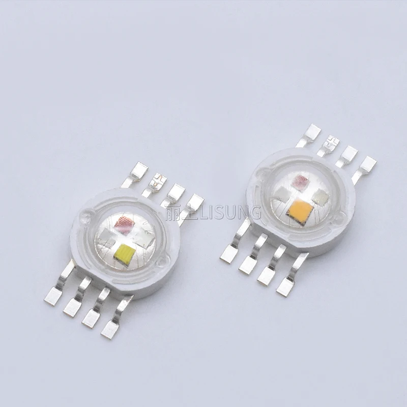 3W Watt High Power Rgbw 8pins Chip Spotlight Warm White Downlight Beads Molding Led Stage Colorful Light Source Beads enlarge