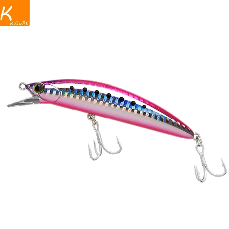 

Heavy surfer minnow 90MM 28G Sinking Minnow Fishing Lure Artificial Bait Saltwater Hard Bait Pike Bass Fishing tackle 2021