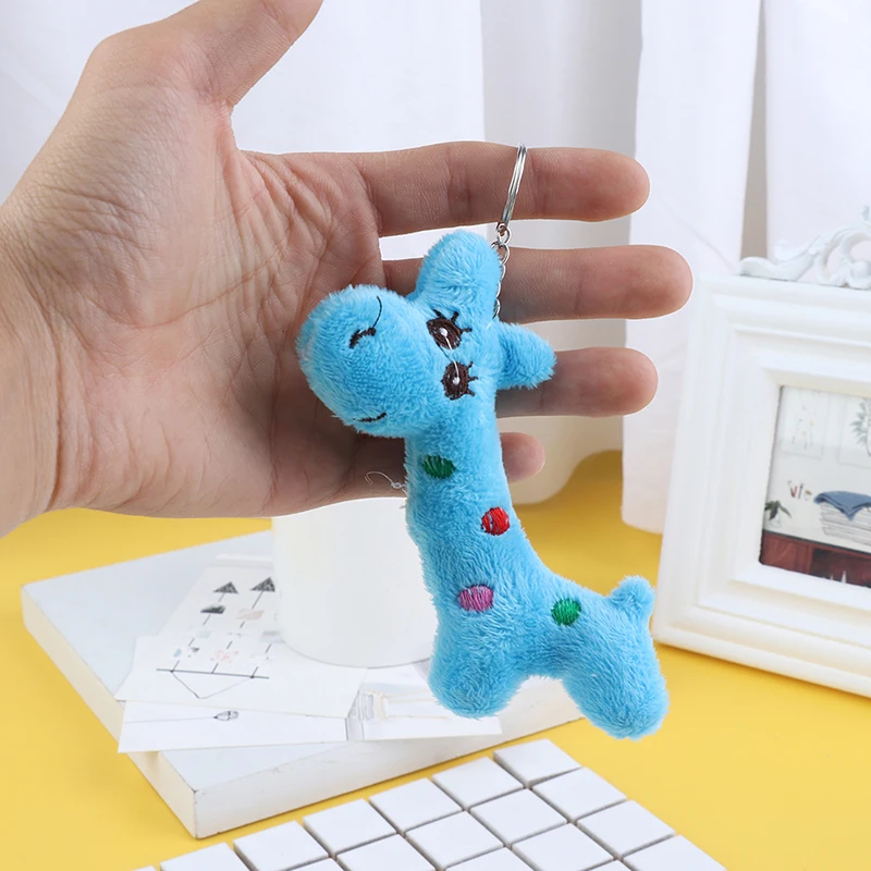 Новинка 1 шт. плюшевая игрушка Жираф Олень сумка для мобильного телефона брелок