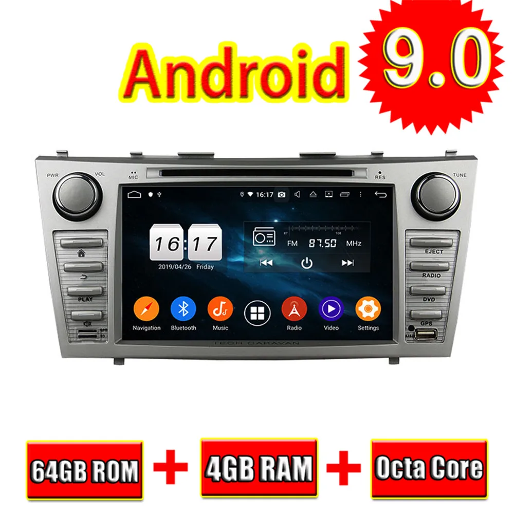 

TOPNAVI Android 9,0 автомобильный DVD головное устройство CD-плеер для Toyota CAMRY 2007 2008 2009 2010 2011 радио GPS навигация аудио стерео 2Din