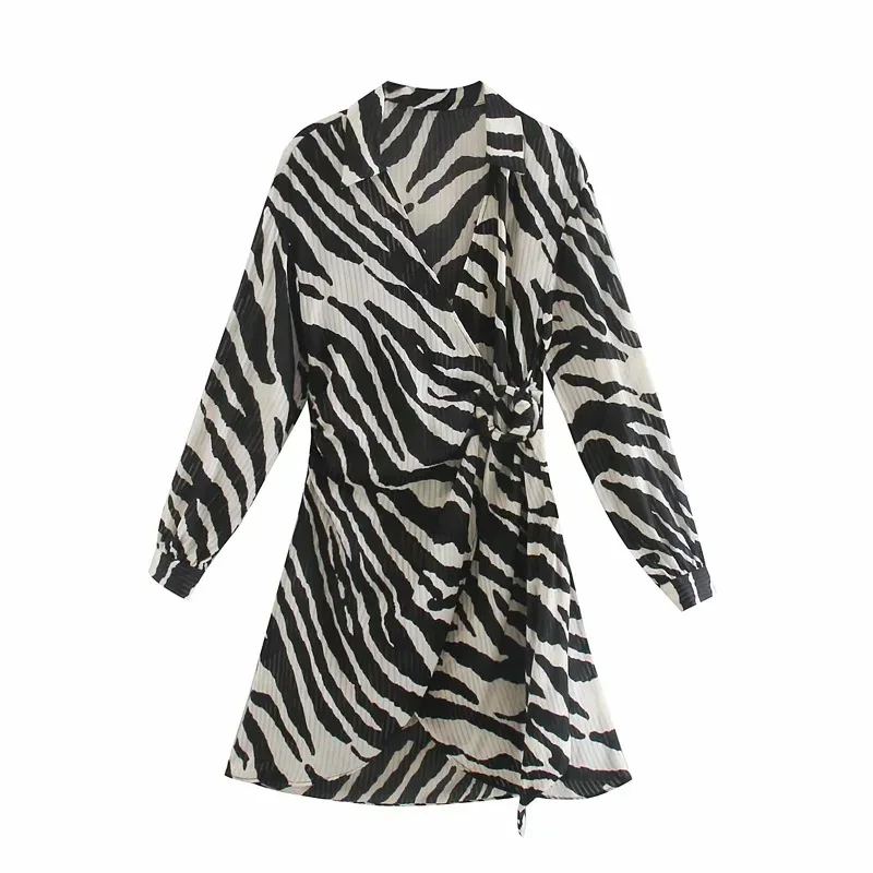 

Women vintage animal texture print sashes mini dress female batwing sleeve kimono vestido chic casual slim dresses dropshipping