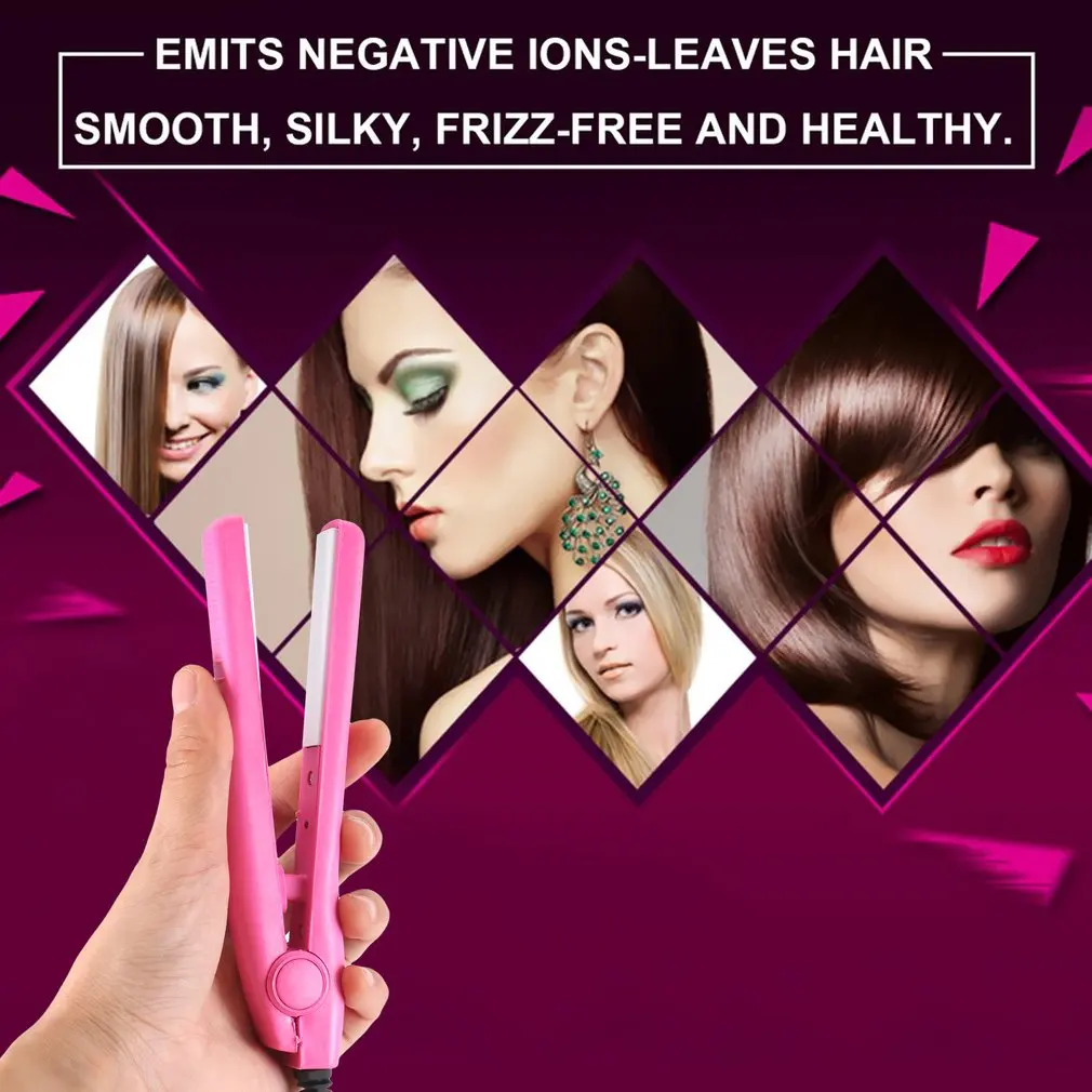 Мини выпрямитель для волос плоский утюжок портативный Прямая поставка