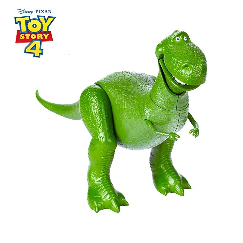 Disney Toy Story 4 Rex говорящий Зеленый Динозавр версии 34 см ПВХ Фигурки мини куклы детские игрушки модель для детей подарок