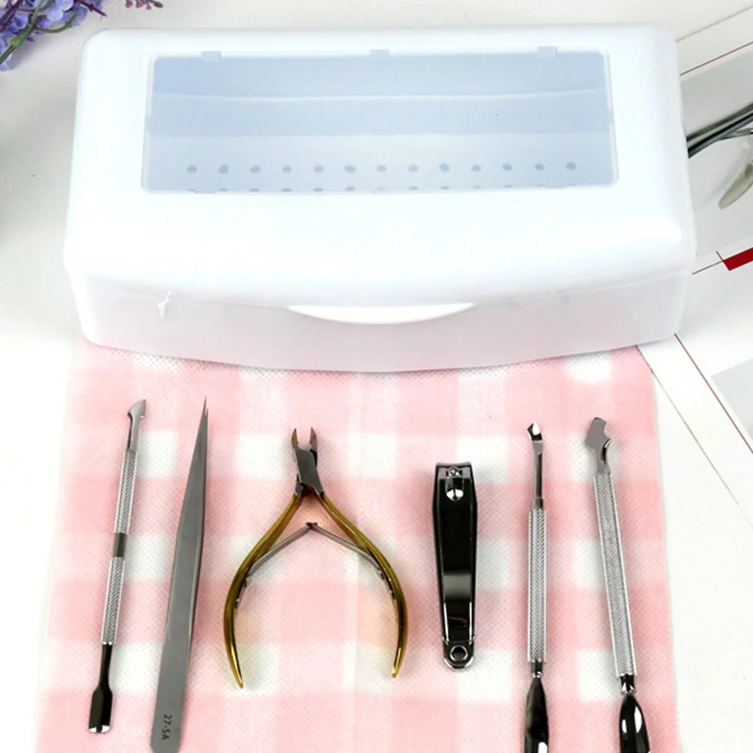 Поддон для стерилизатора коробка дезинфекции спирта педикюра маникюра