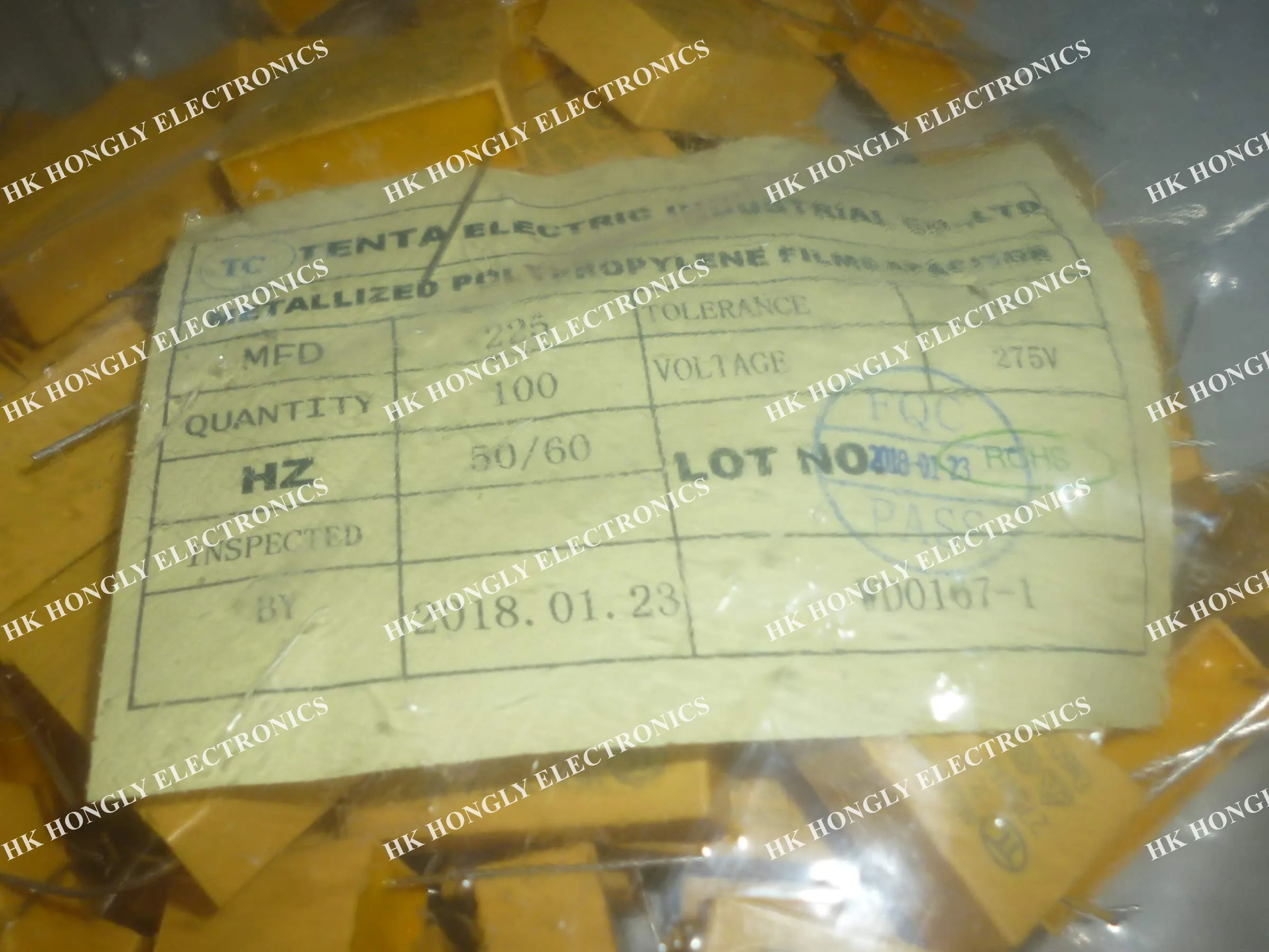 Конденсатор MKP 2 мкФ K x2 275V 225 P = 27 5 мм 1 0 105 20 шт.|Аксессуары для переключателей| |