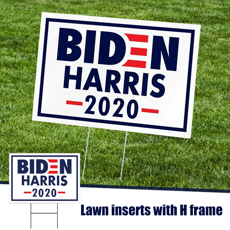 Biен/Харрис для президента 2020 Дворовые знаки с H Frames 12x18 дюймов - Цена: 1 075,51 руб.