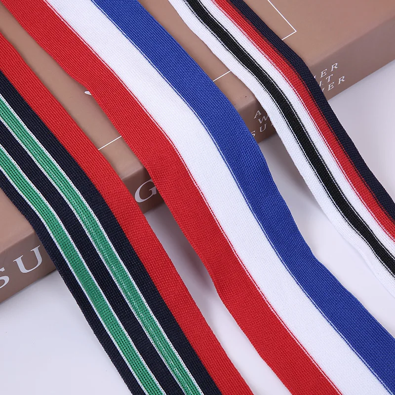 5 м 2 см широкие полосатые украшения для одежды цветной упаковочный пояс