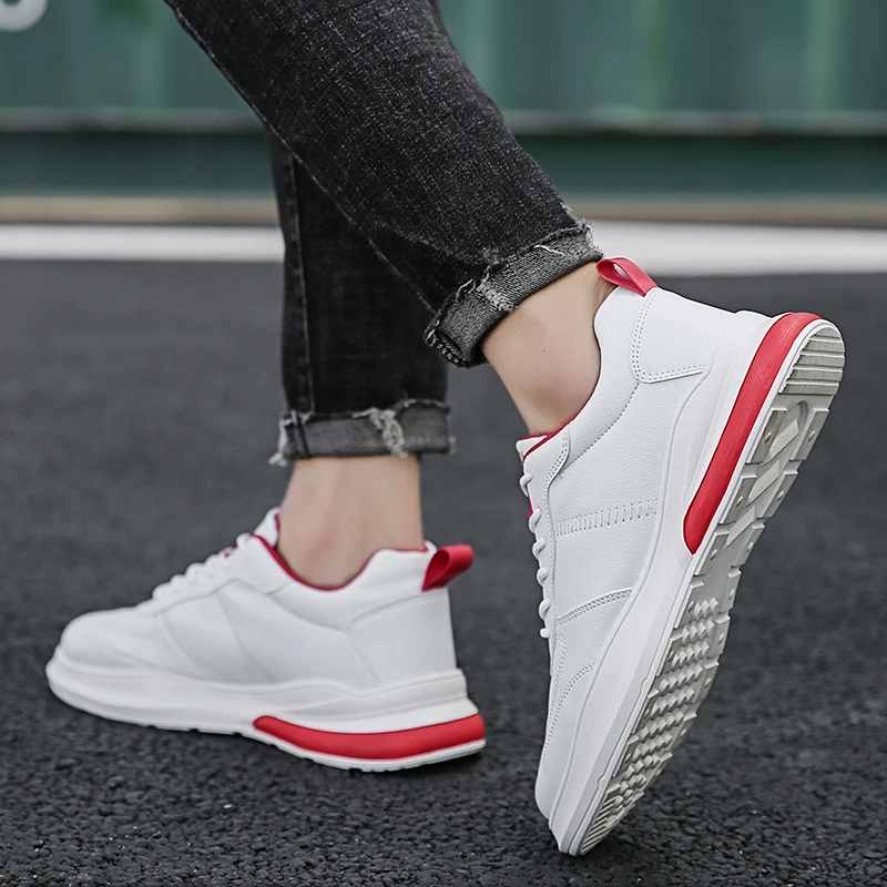 

2020 New Spring Autumn Men Shoes Casual White Sneakers Mens Trainers Cushion Men Tenis Masculino Sneakers Leisure Shoes Men