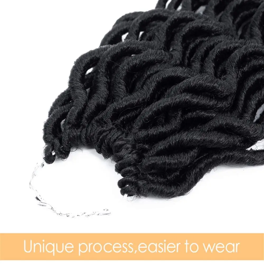 Черные звезды искусственные локоны в стиле кроше волосы глубокая волна плетение