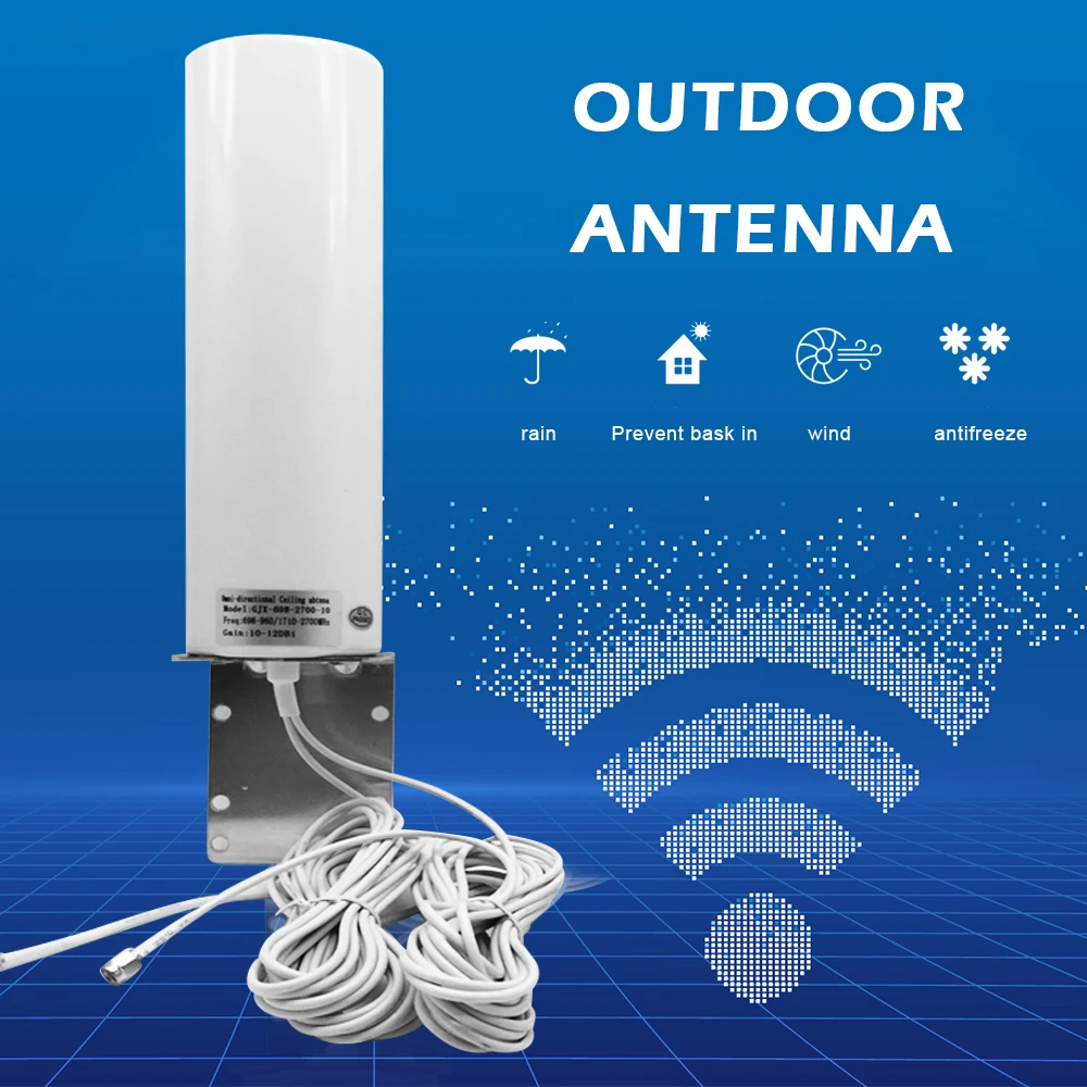 

4G LTE Antenna 3G 4G External Antenna Outdoor Antenna With 5M Dual Slider CRC9/TS9/SMA Connector For 3G 4G Router Modem