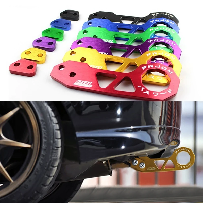 

Trailers Car Modification JDM Trailer Hook Universal Trailer Rear Bumper Car Trailer Hook Civic Towing Hook 8 Colors