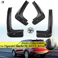 4pcs for hyundai santa fe dm xl ix45 2013 2018 molded front rear mud flaps splash guards fender exterior car accessories auto