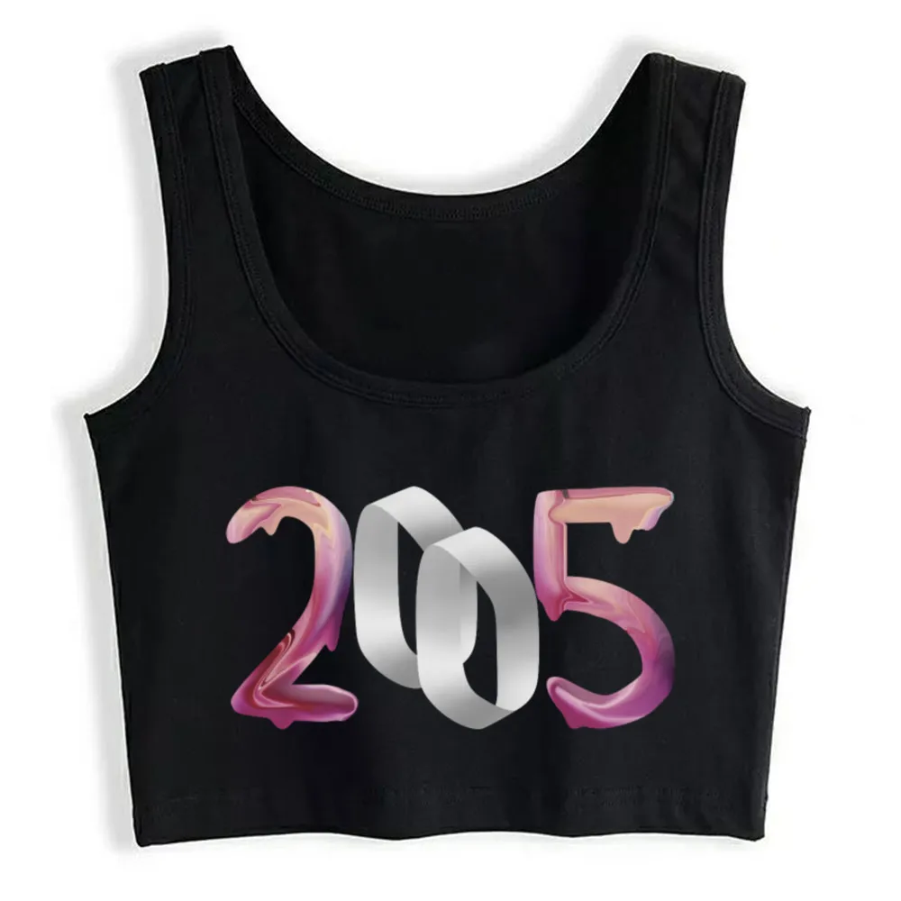 

Crop Top Women V2005 Harajuku Tank Top Women Cotton Women Clothes