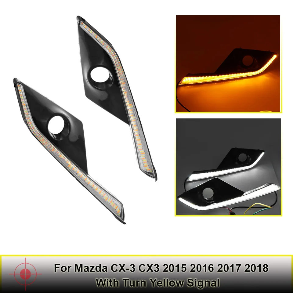 1 набор Автомобильный светодиодный бег светильник для Mazda CX 3 CX3 2015 2016 2017 2018