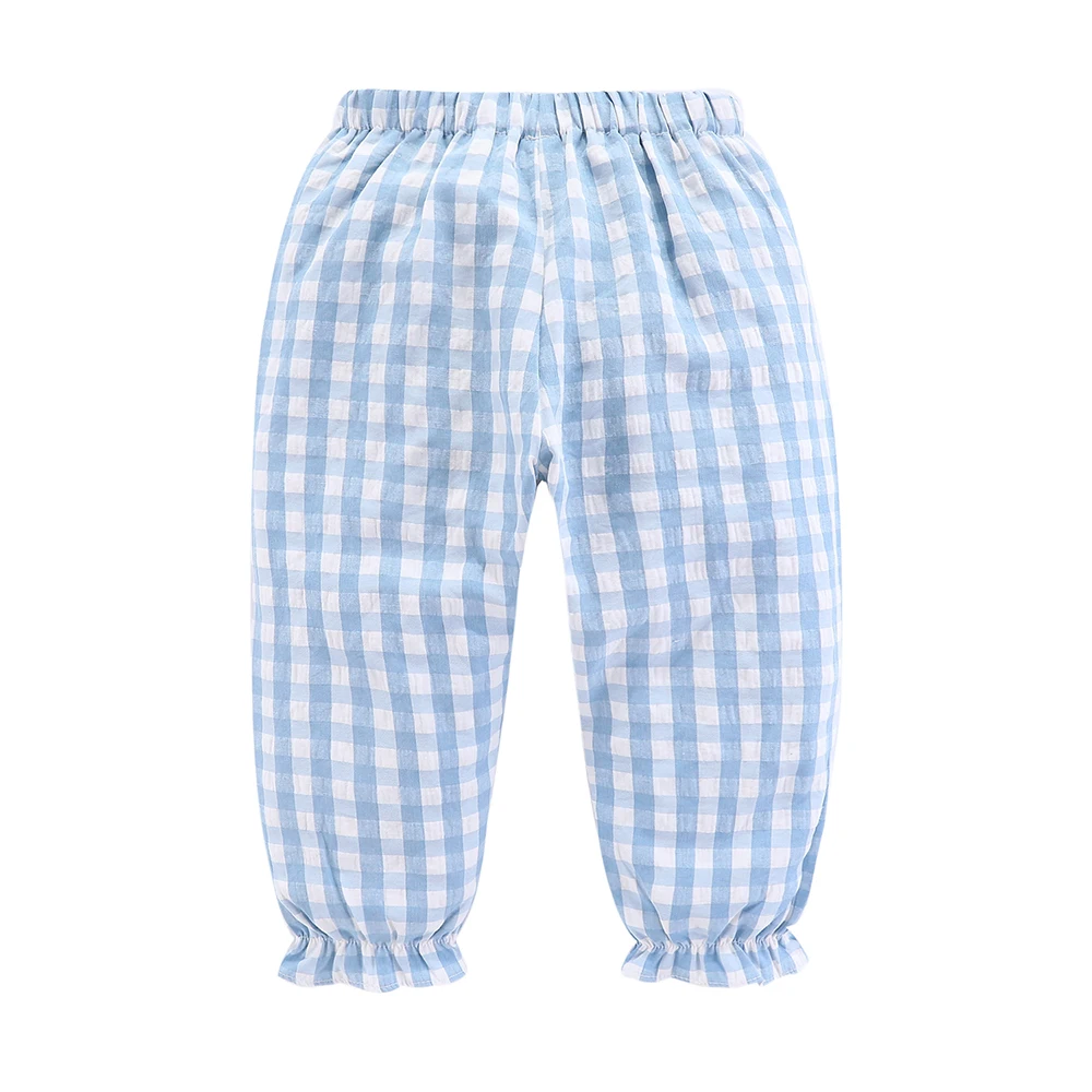 

Mudkingdom Toddler Girls Pajamas Set Cotton Fall Plaid Sleepwear Ruffles Kids Clothes Girls