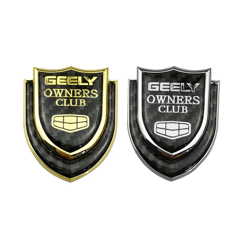 Автомобильная наклейка с эмблемой для Geely Logo Emgrand EC7 EC8 X7 GE GT EV8 EX7 CK MK king kong gx7, автомобильный значок из углеродного волокна, декоративная наклейка