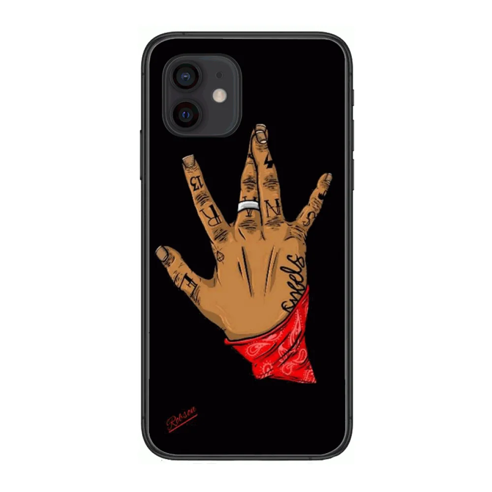 

Dark tide figure case matte anti-fall mobile phone case Style Phone Case cover For iphone 12 pro max 11 8 7 6 s XR PLUS X X