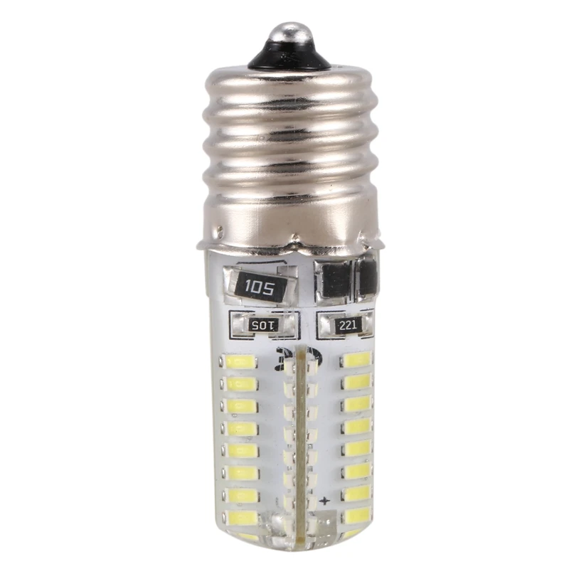 E17 гнездо 5W 64 светодиодный лампы 3014 SMD светильник чистый белый свет переменный ток