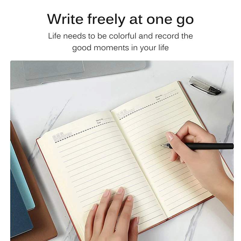 

Journal Notebook A6Thicken Diary Notebook Solid Color 2021 Soft Pu Leather For Student School Office Supplies Weekly Planner