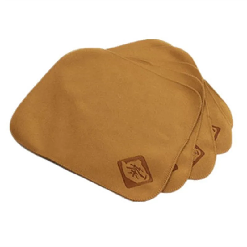 

1 шт., 5 шт., чайное полотенце, коричневая впитывающая чайная ткань, оптовая продажа, чайный набор, аксессуары, чайное полотенце для чая