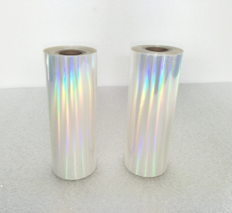 Голографическая фольга простая Прозрачная Фольга горячее тиснение на бумаге или