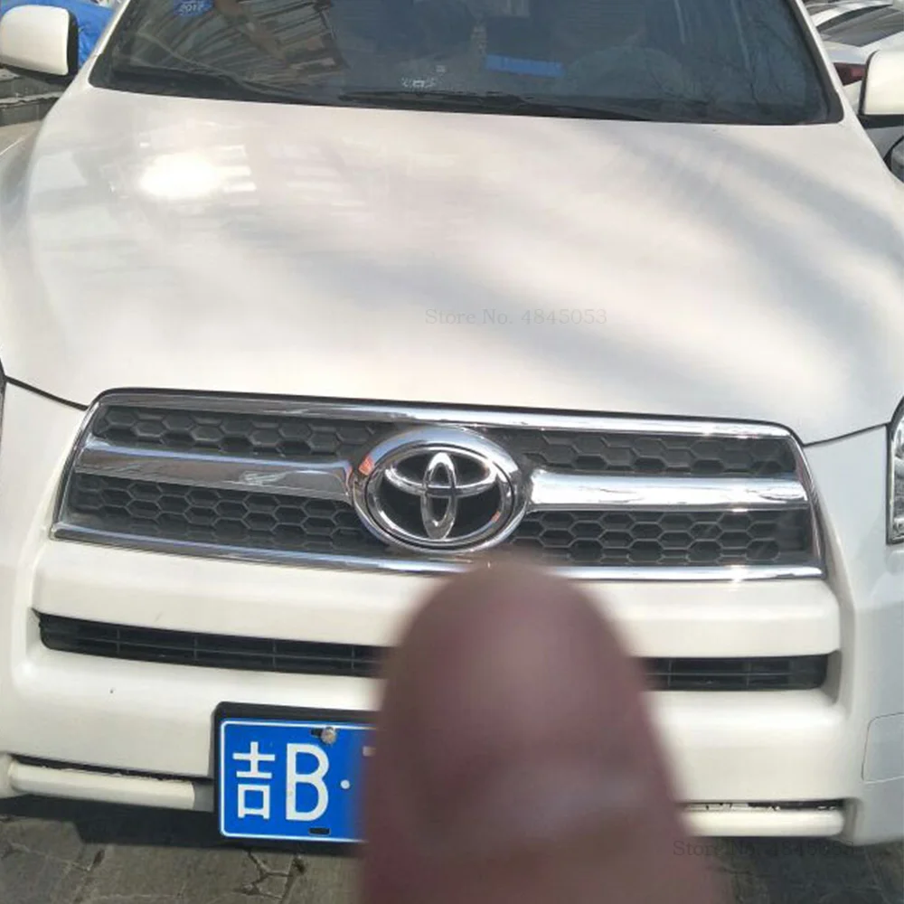 AITWATT для Toyota RAV 4 RAV4 2009-2013 автомобильный внешний ABS Хром Передняя Центральная решетка радиатора гриль Стикеры для обклейки автомобиля Стайлинг 4 шт